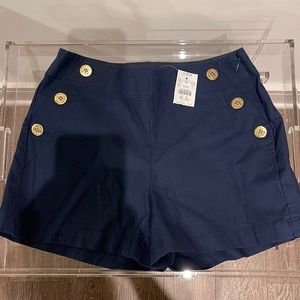 Jcrew Navy Blue High Waisted Shorts
